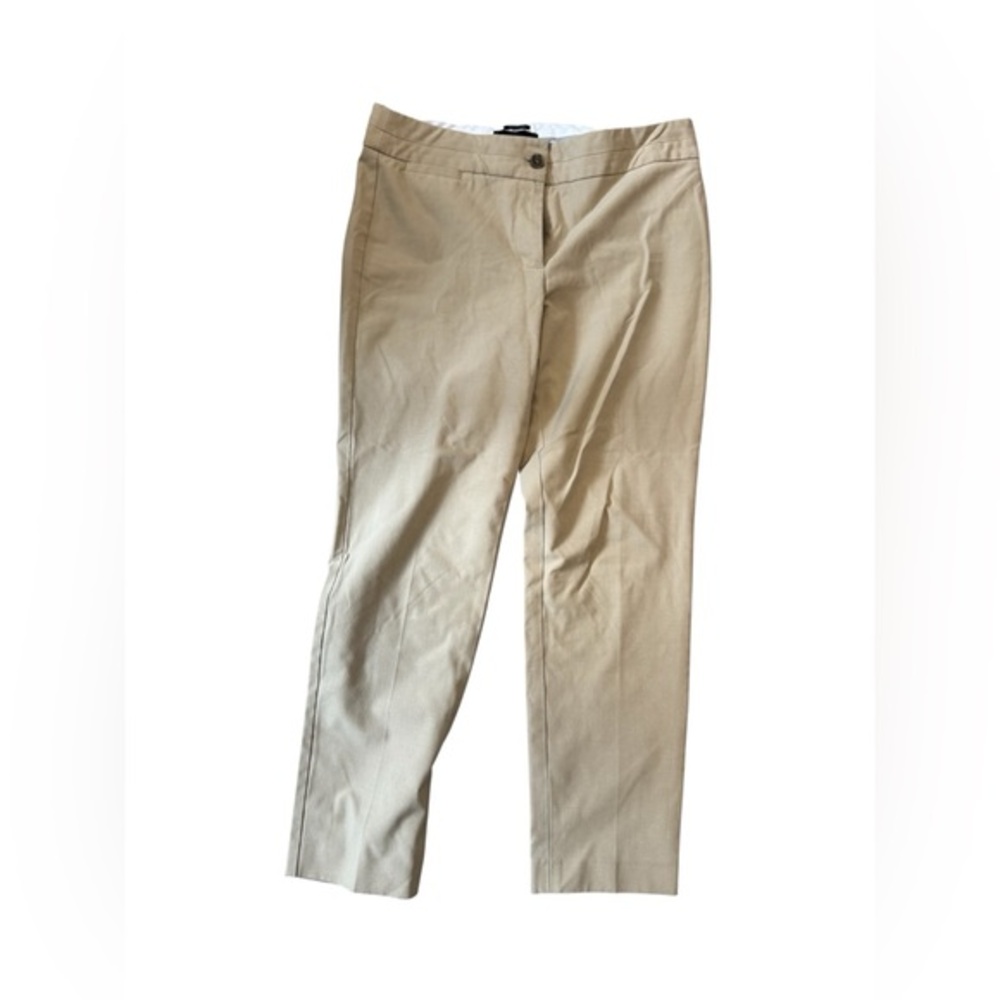 Talbots Cream and Tan Pants